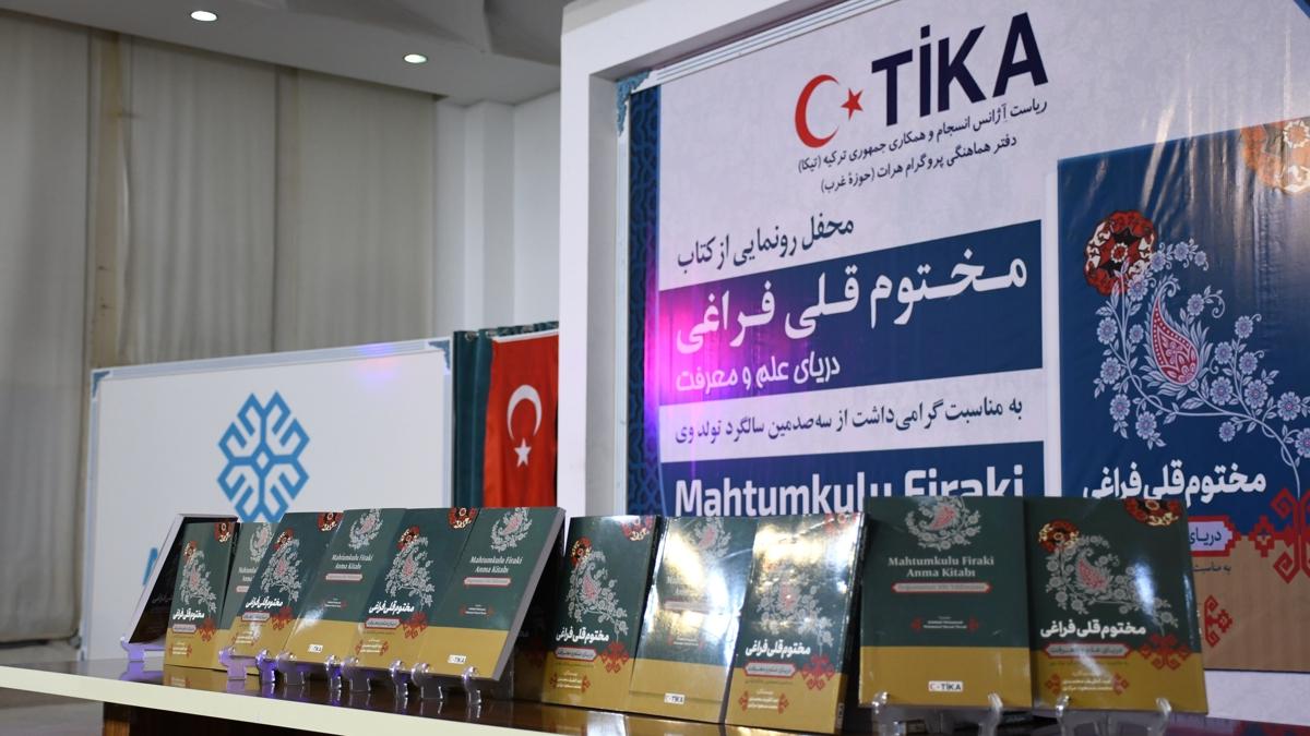 Mahtumkulu Firaki ve Fuat Sezgin ansna TKA'dan kitap