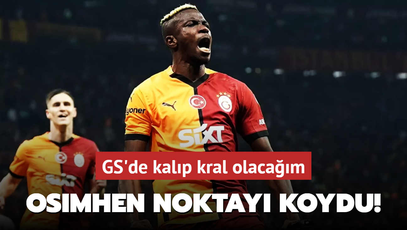 GS'de kalp kral olacam