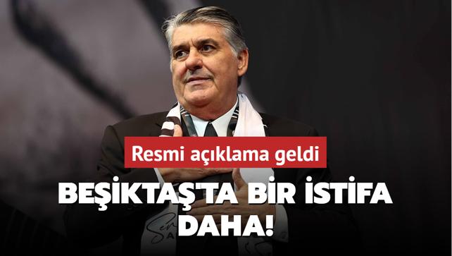 Beikta'ta bir istifa daha! Resmi aklama geldi