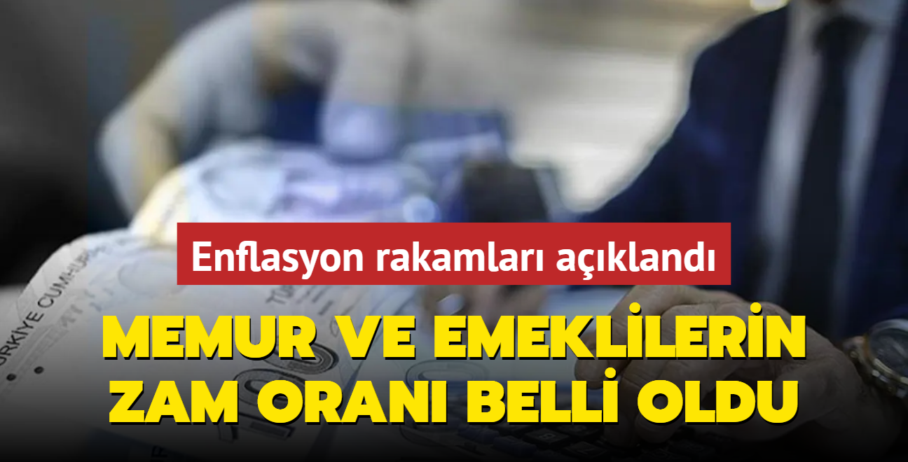 Memur ve emeklilerin zam oran belli oldu