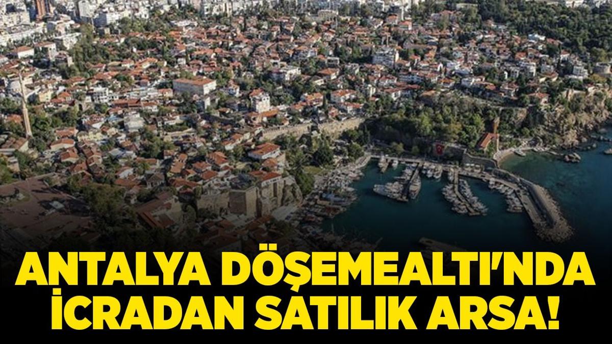 Antalya Demealt'nda 1.232 metrekare icradan satlk arsa!