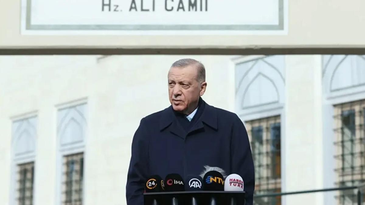 Bakan Erdoan, cuma namazn skdar'da kld