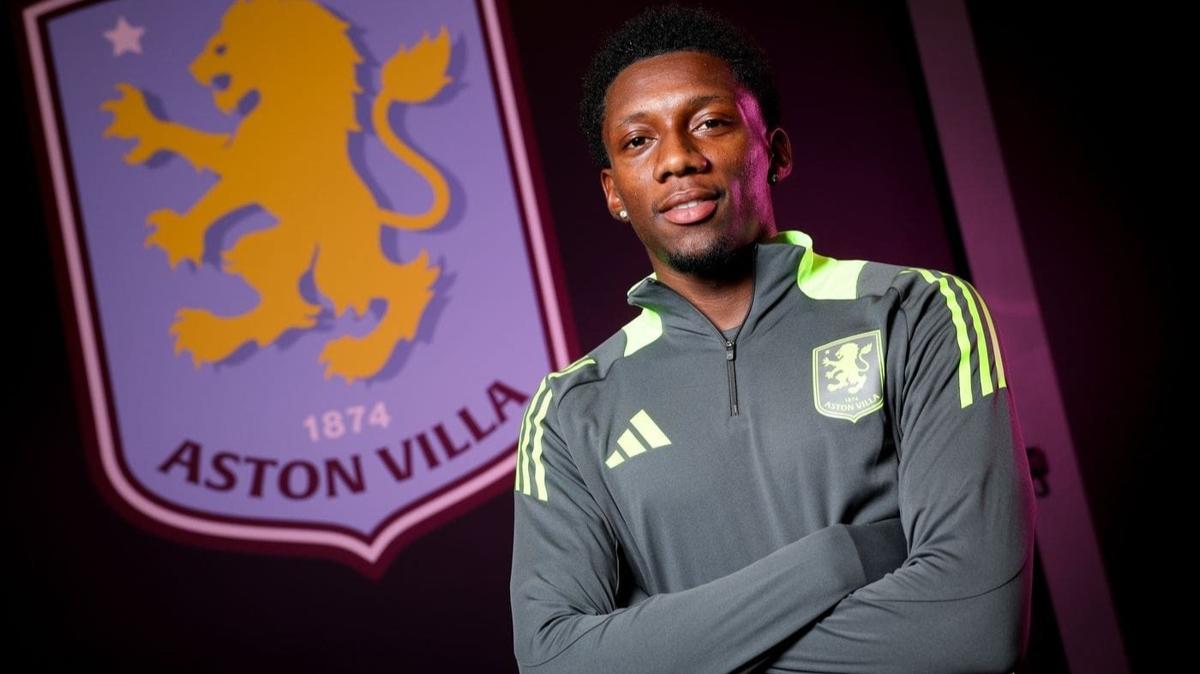 Fenerbahe ile anlyordu! Aston Villa'dan Jaden Philogene aklamas