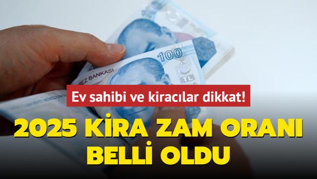 Ev sahibi ve kiraclar dikkat! TK aklad: 2025 kira zam oran belli oldu