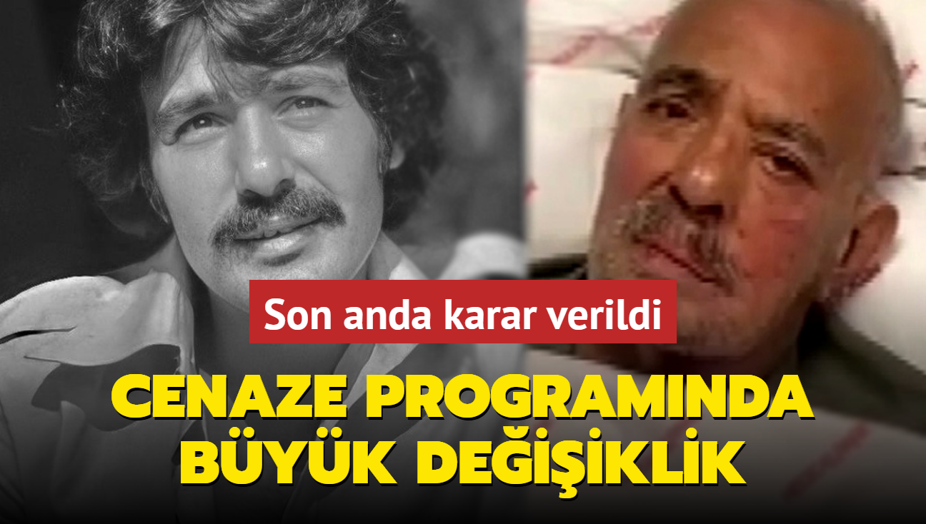 Ferdi Tayfur'un cenaze programnda son anda byk deiiklik!