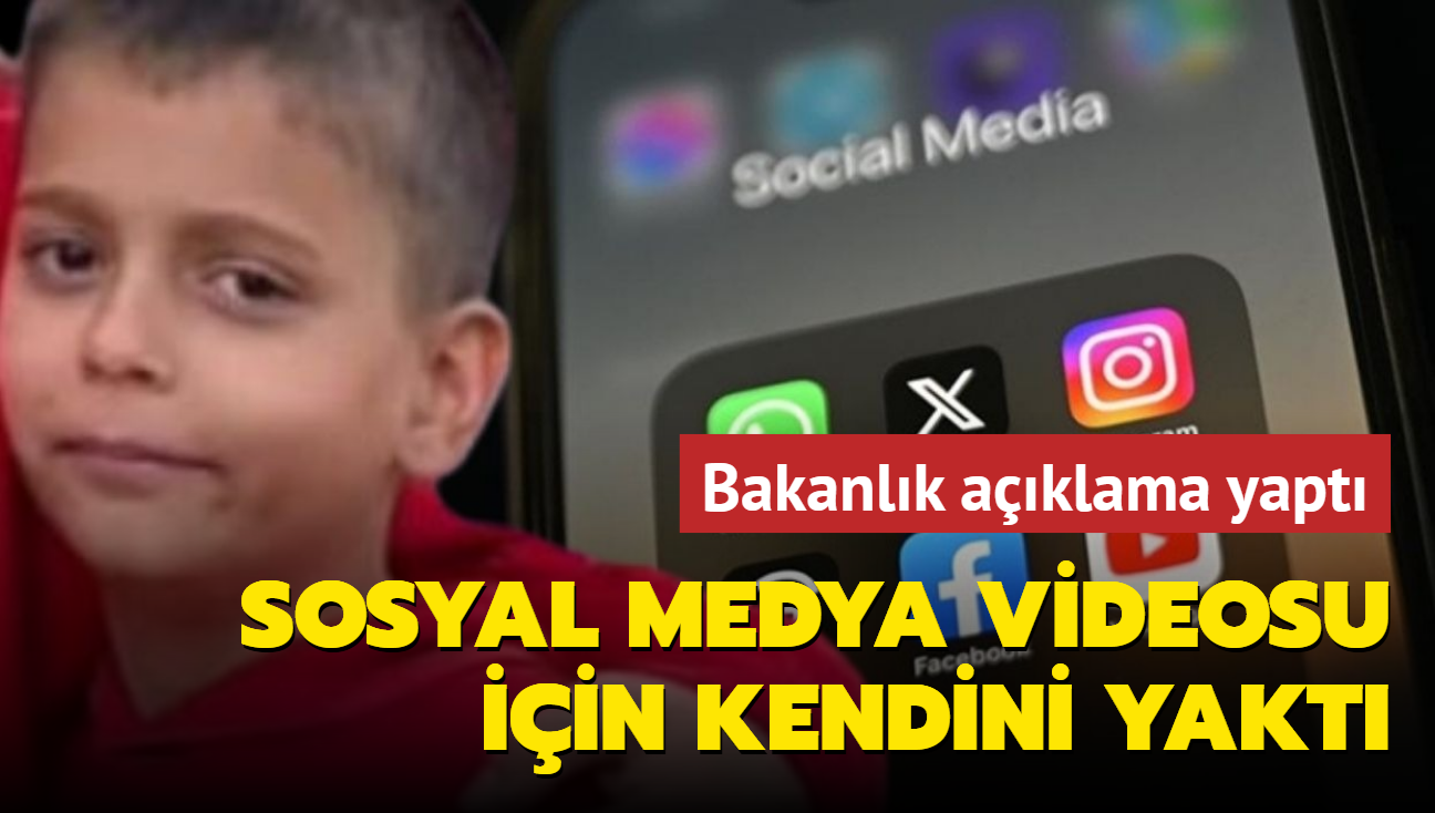 Sosyal medya yznden hayatn kaybetti... Bakanlktan aklama geldi