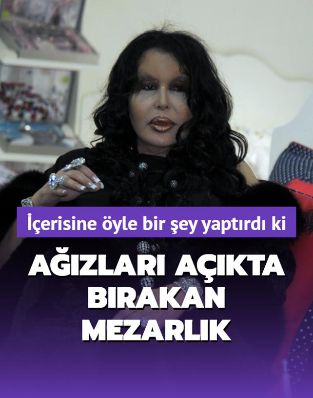 Blent Ersoy'a azlar akta brakan mezarlk!