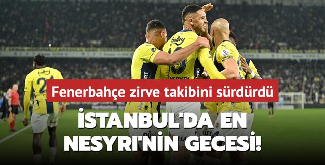 MA SONUCU: Fenerbahe 2-1 Hatayspor