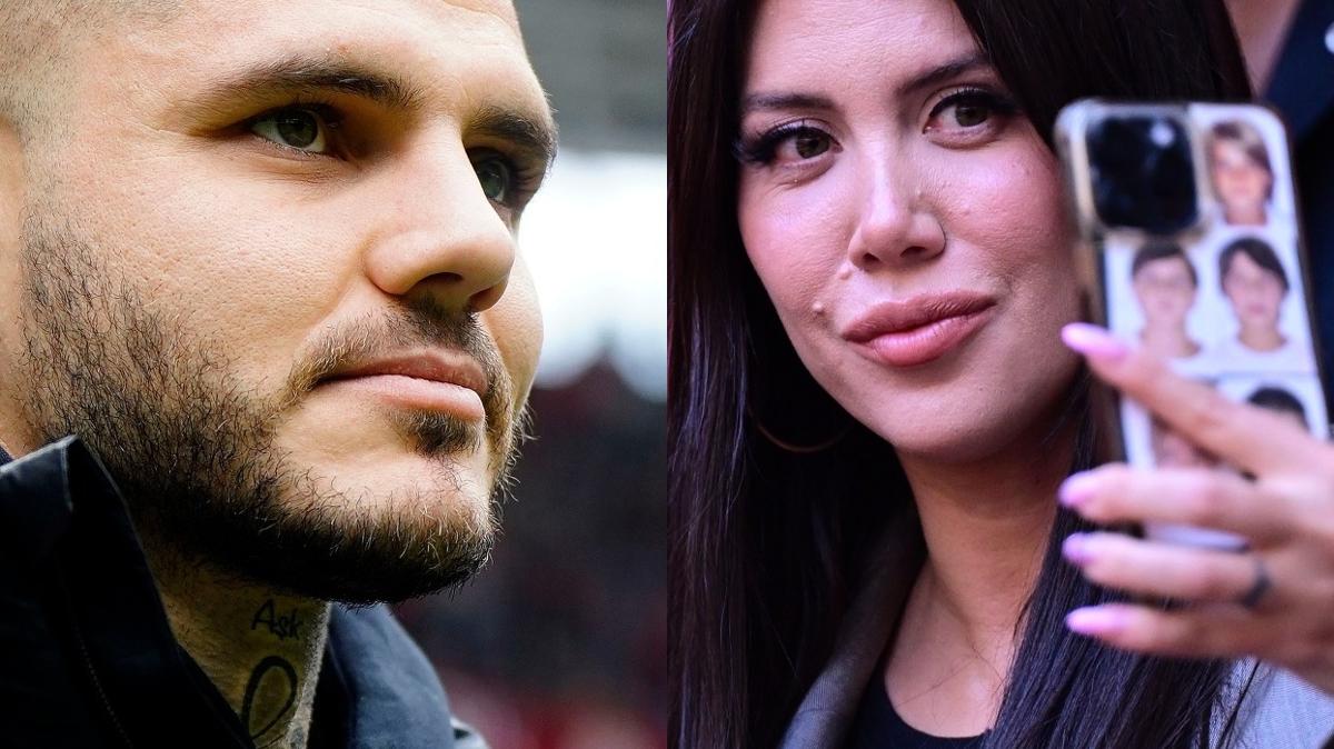 Wanda Nara'dan iddet uyguluyor dedii Icardi'ye beyaz bayrak!