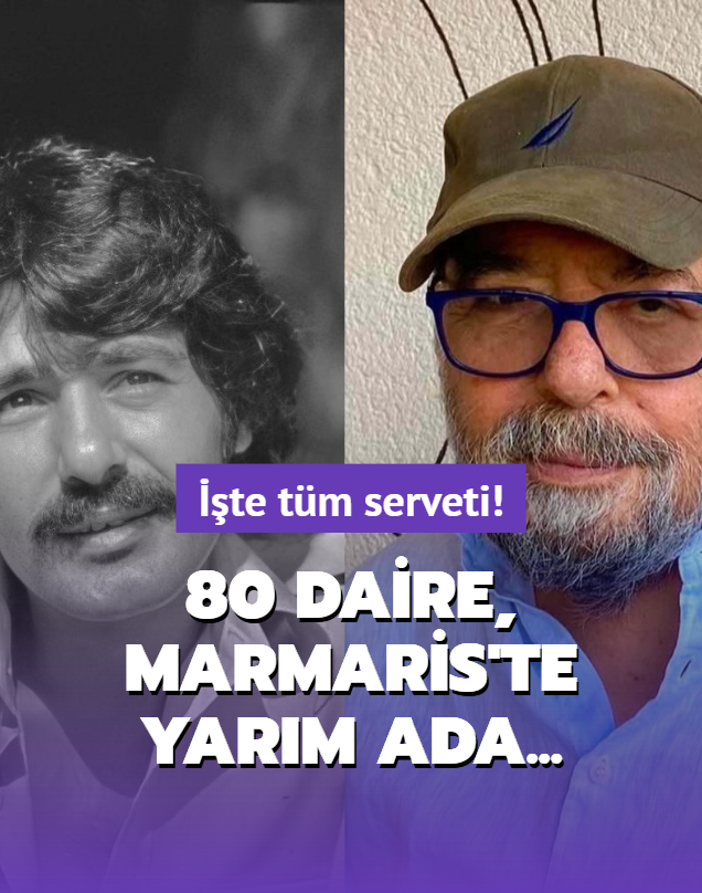 80 daire, Marmaris'te bir yarm ada... te Ferdi Tayfur'un tm serveti!