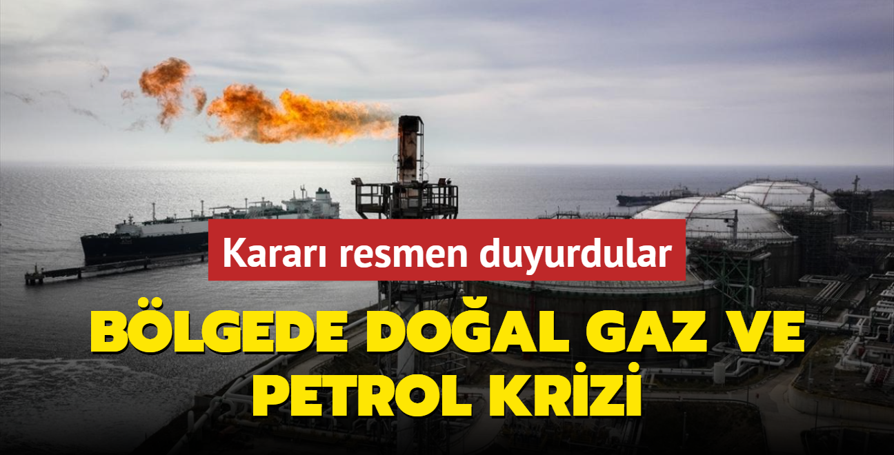 Blgede doal gaz ve petrol krizi... Karar resmen duyurdular