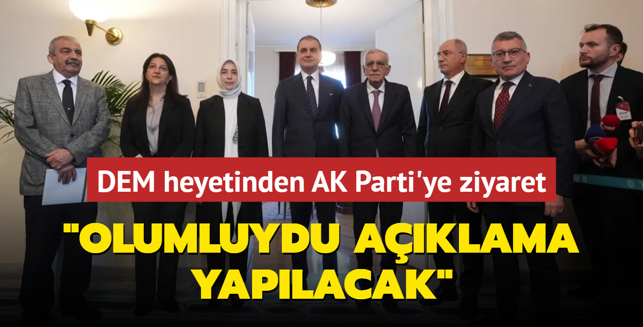 DEM heyetinden AK Parti'ye ziyaret