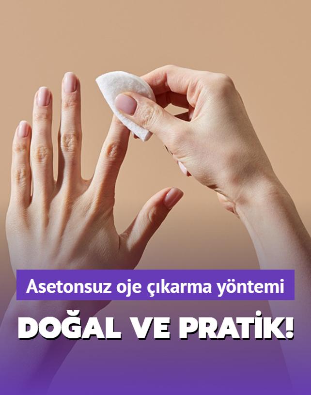 Asetonsuz oje karma yntemi! Hem doal hem pratik