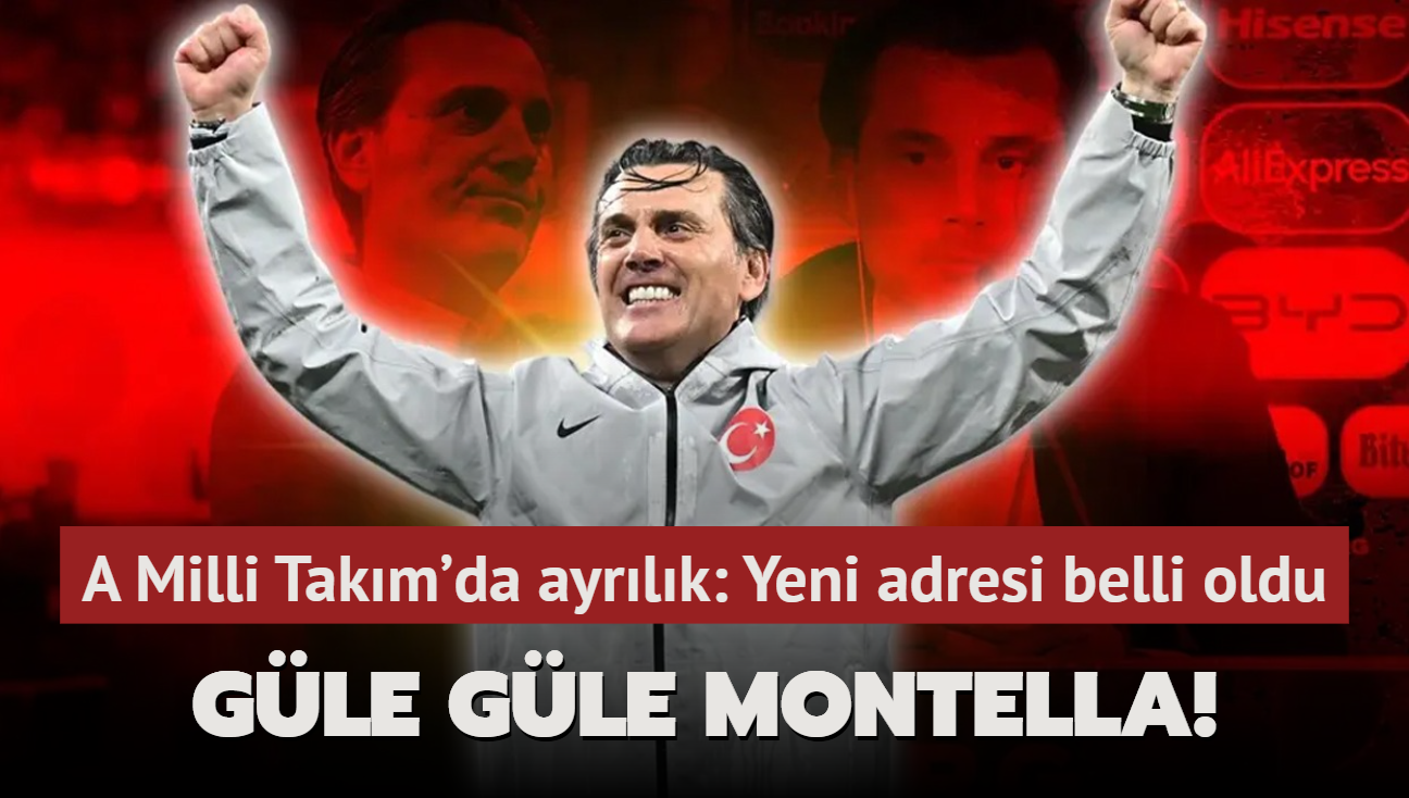 Elveda Vincenzo Montella! A Milli Takm'da srpriz ayrlk: Yeni adresi belli oldu