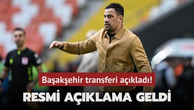 Resmi aklama geldi! Baakehir transferi aklad