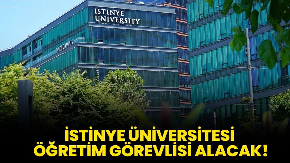 stinye niversitesi retim Grevlisi alacak!