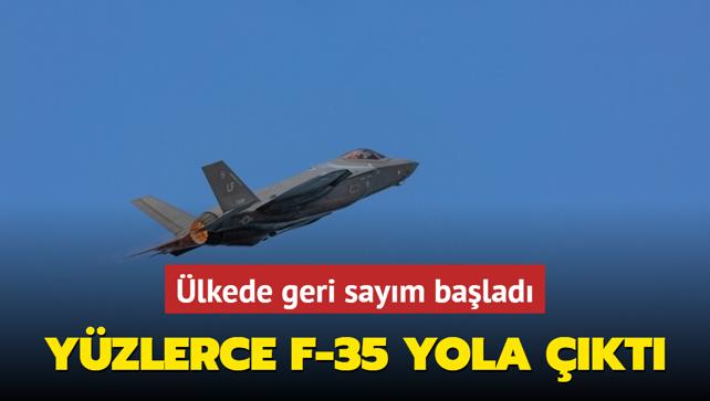 Geri saym resmen balad: Yzlerce F-35 geliyor