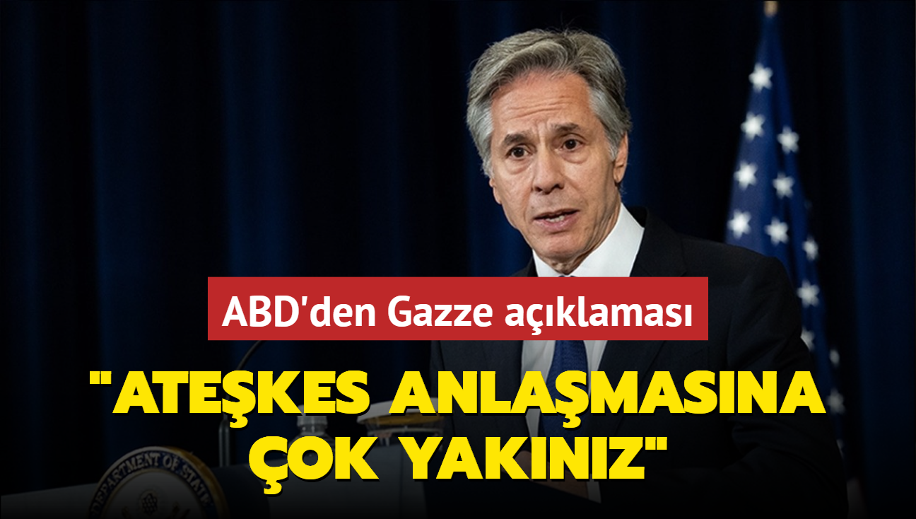 ABD'den Gazze aklamas: "Atekes anlamasna ok yaknz"