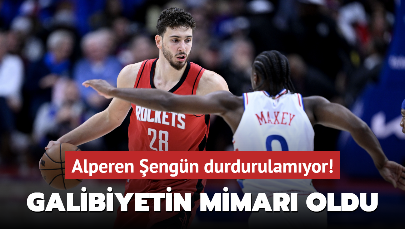 Alperen engn durdurulamyor! Galibiyetin mimar oldu