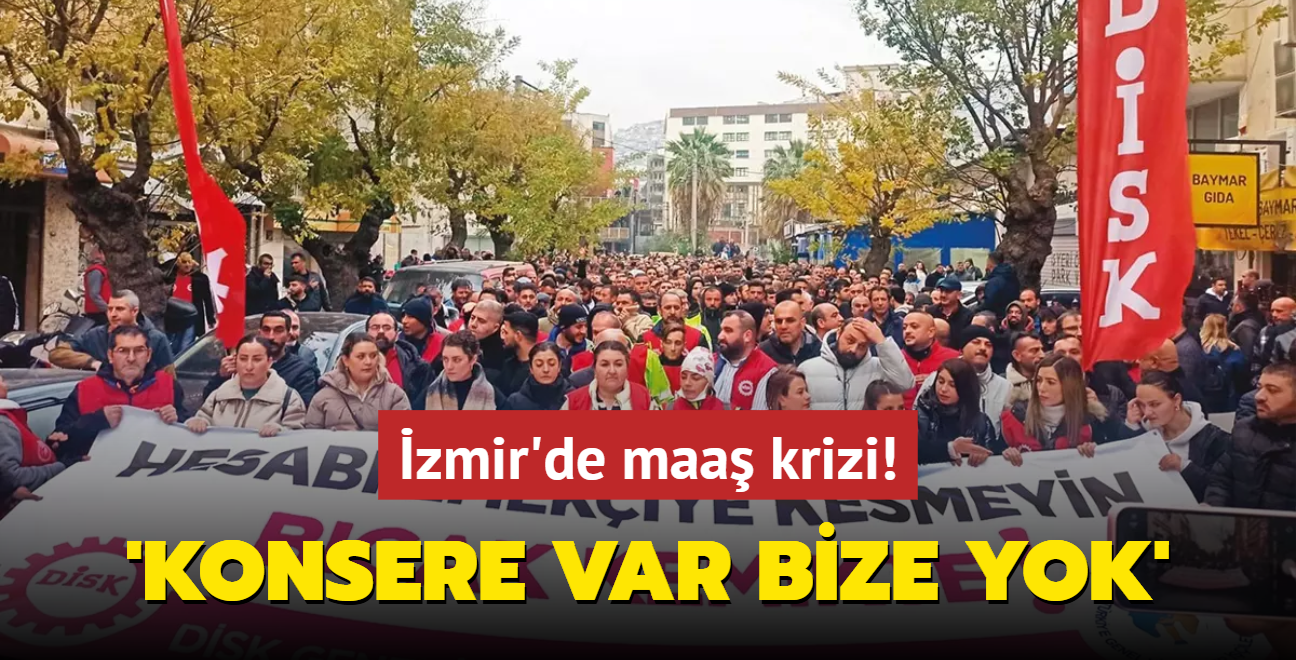 Konsere para var bize yok