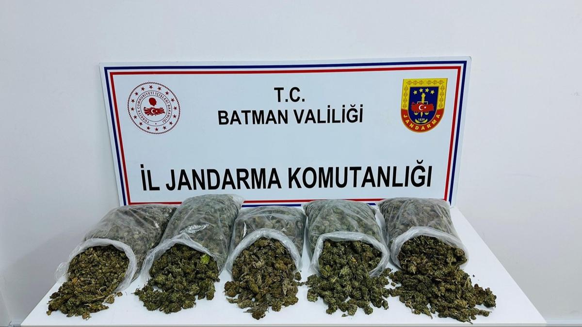 Batman'da kilolarca uyuturucu ele geirildi