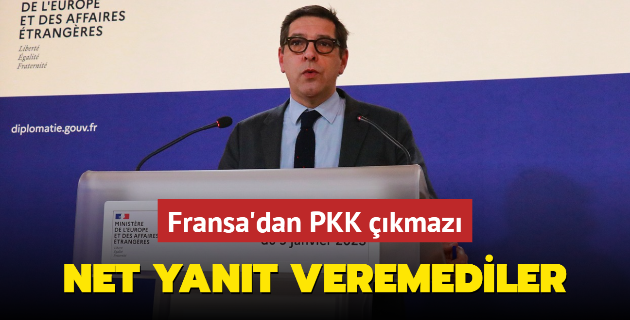 Fransa'dan PKK kmaz: Net yant veremediler