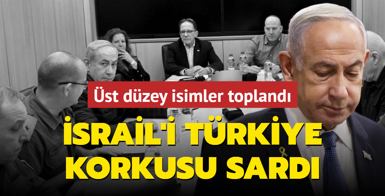 srail'i Trkiye korkusu sard: st dzey isimler topland