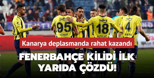 MA SONUCU: Kasmpaa 0-3 Fenerbahe