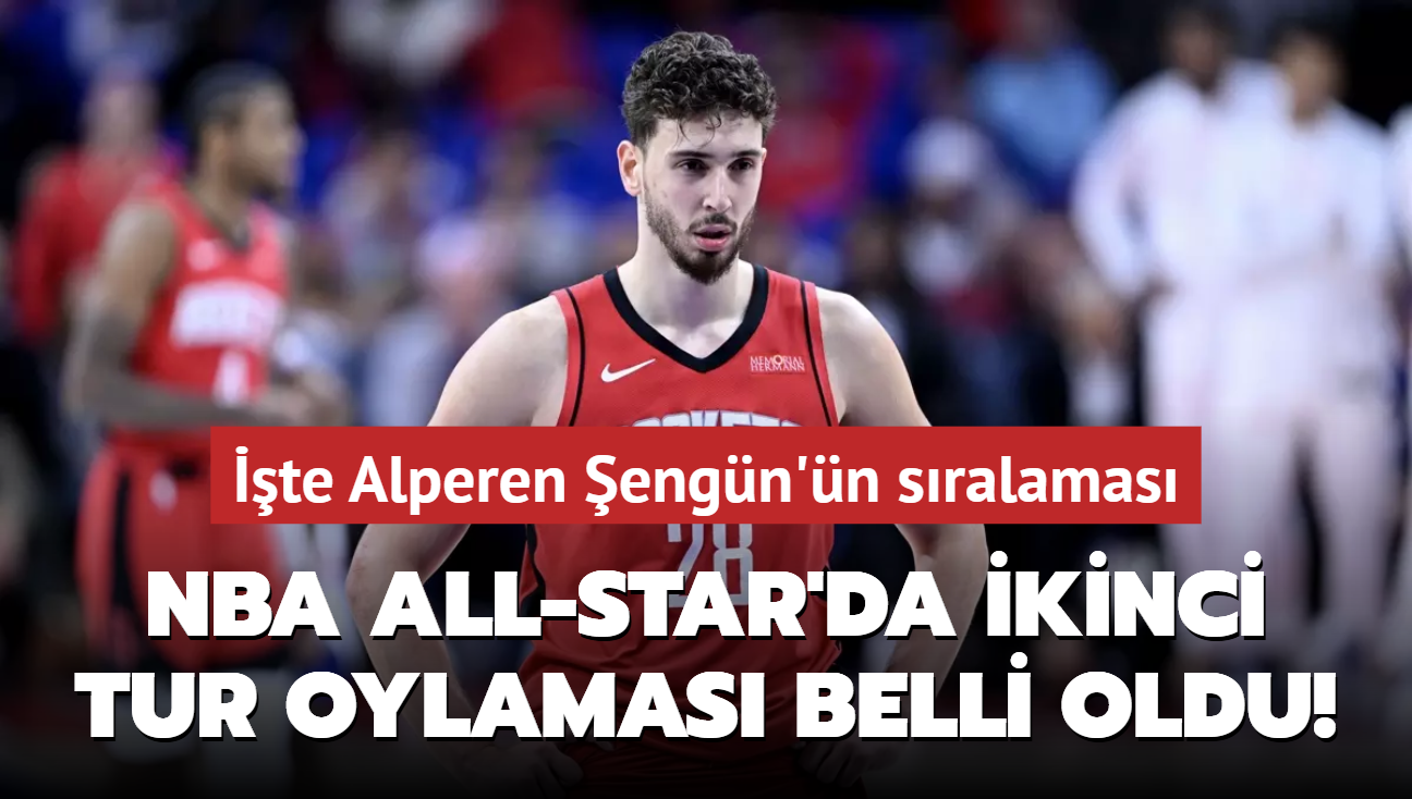 NBA All-Star'da ikinci tur oylamas belli oldu! te Alperen engn'n sralamas