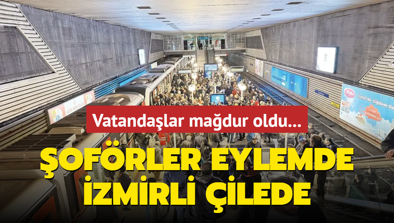 ofrler eylemde zmirli ilede! Vatandalar madur oldu