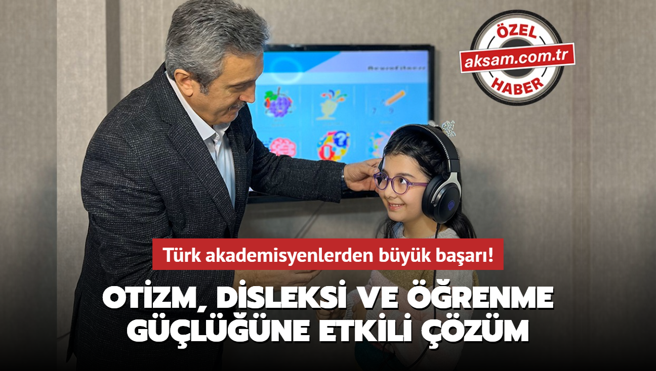 Trk akademisyenlerden otizm ve disleksiye yeni zm!