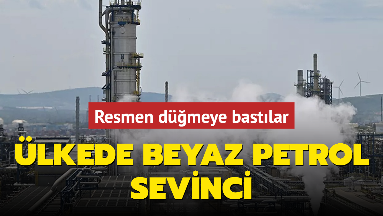 lkede beyaz petrol sevinci... Resmen dmeye bastlar