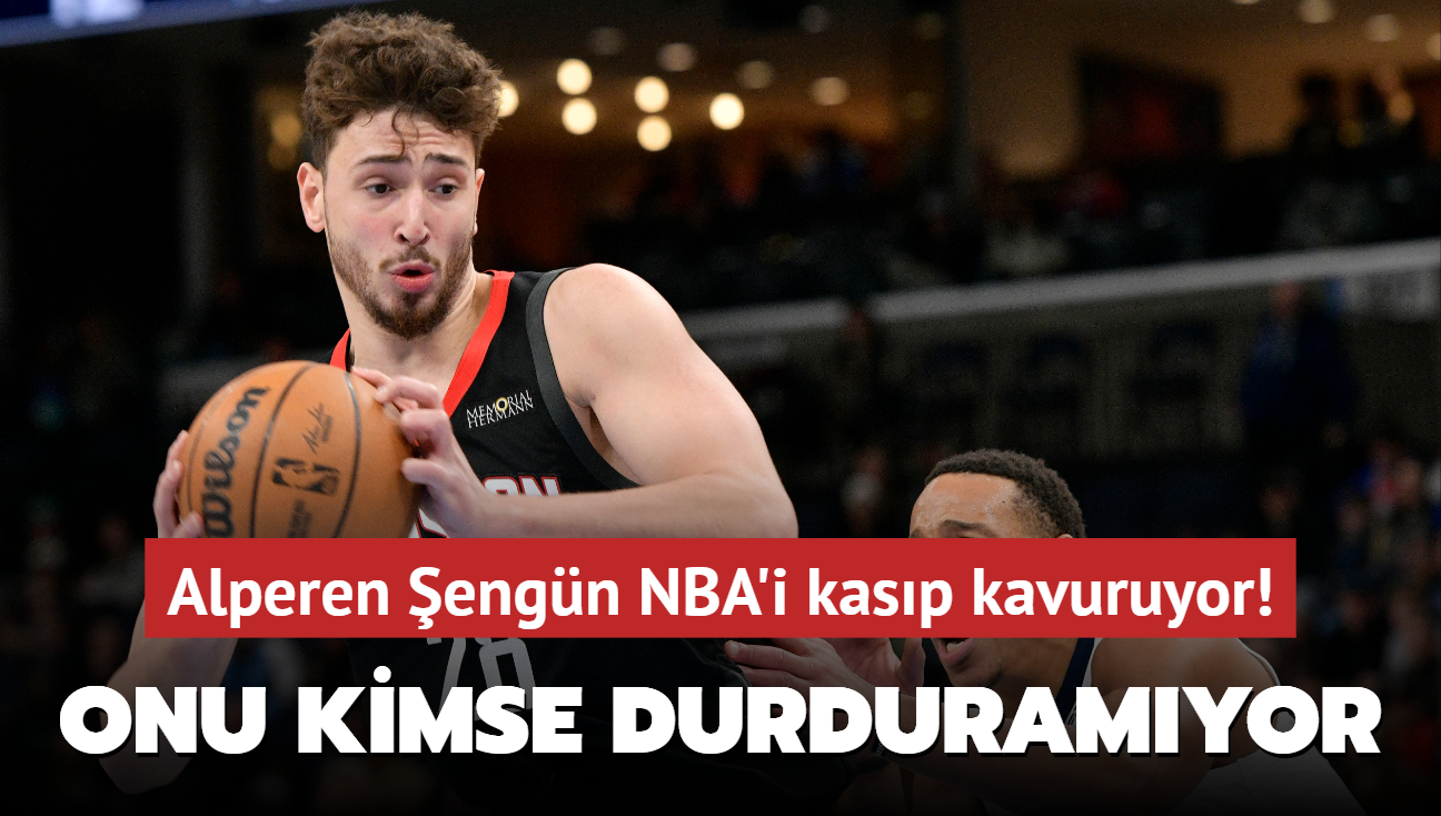 Alperen engn NBA'i kasp kavuruyor! Onu kimse durduramyor