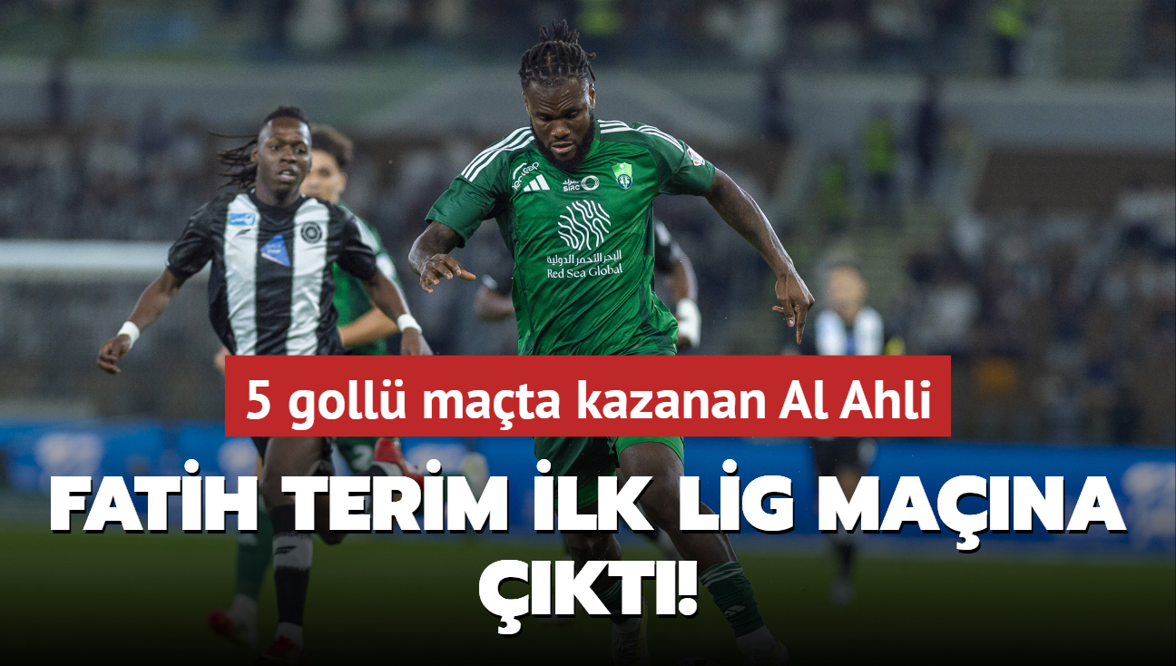 Fatih Terim ilk lig mana kt! 5 goll mata kazanan Al Ahli