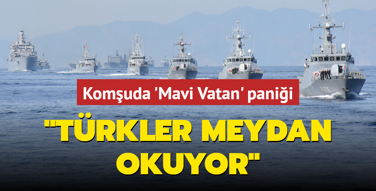 Komuda 'Mavi Vatan' panii: Trkler meydan okuyor