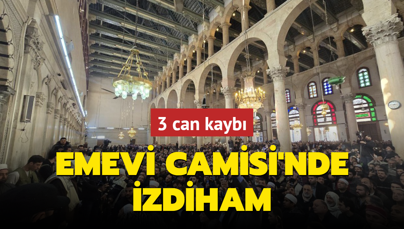 am'daki Emevi Camisi'nde izdiham: 3 can kayb