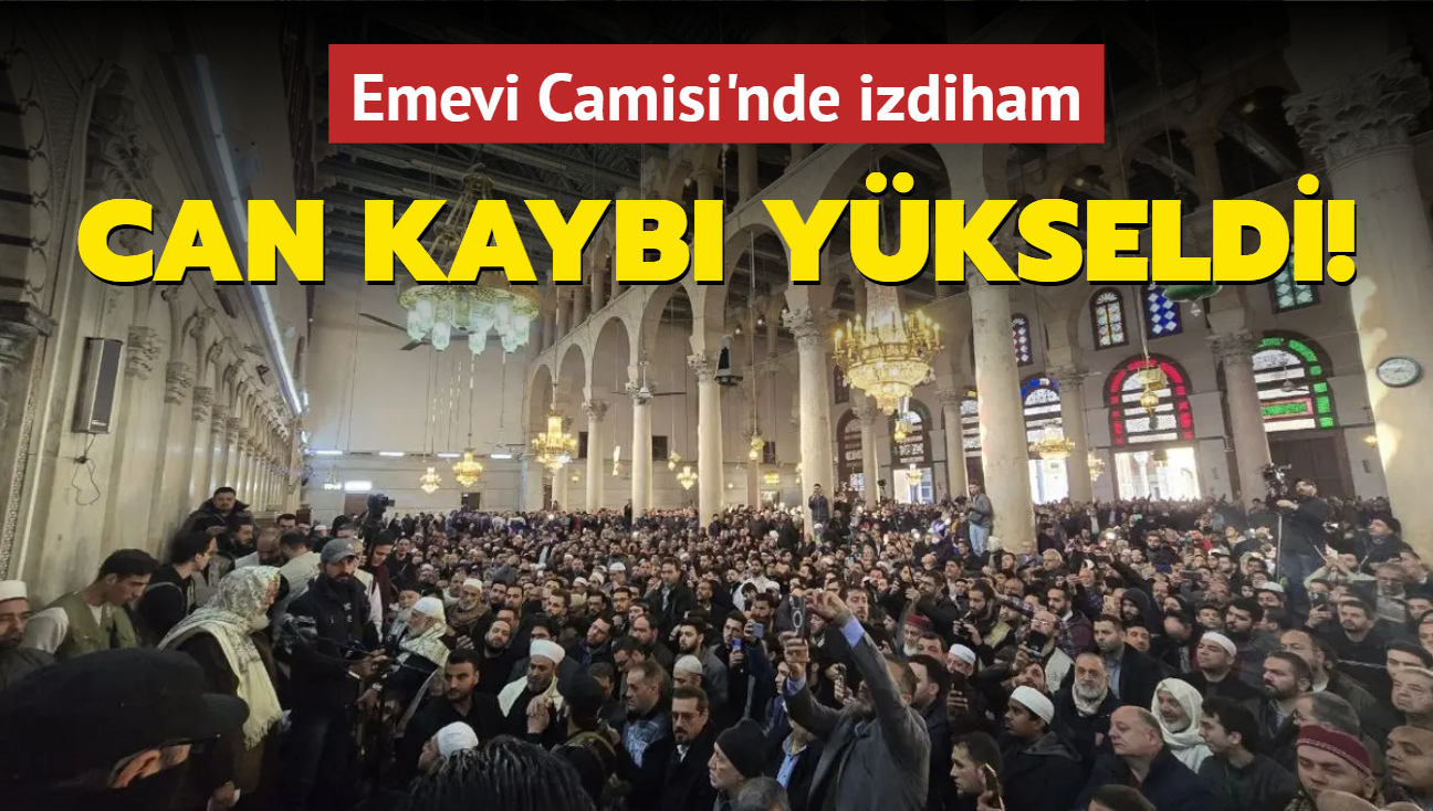 am'daki Emevi Camisi'nde izdiham: Can kayb ykseldi! 