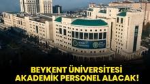 Beykent niversitesi Akademik Personel alacak!