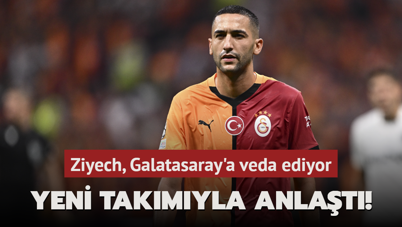 Yeni takmyla anlat! Ziyech, Galatasaray'a veda ediyor