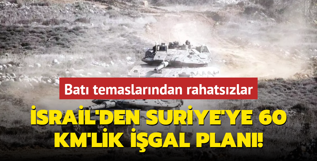 srail'den Suriye'ye 60 km'lik igal plan!