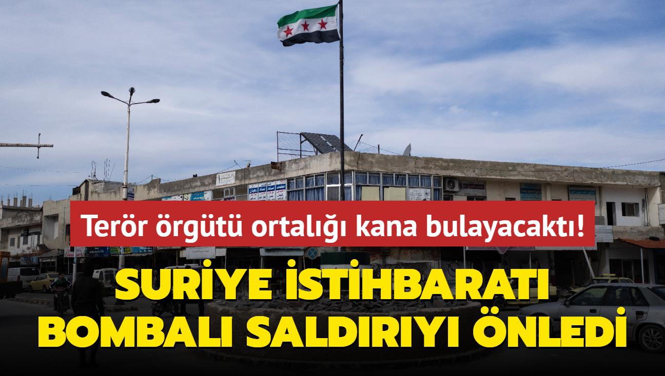 Suriye istihbarat bombal saldry nledi... Terr rgt ortal kana bulayacakt!