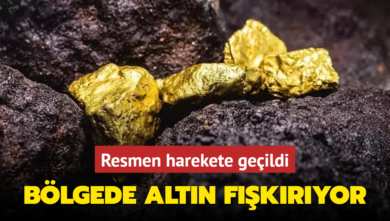 Blgede altn fkryor: Resmen harekete geildi