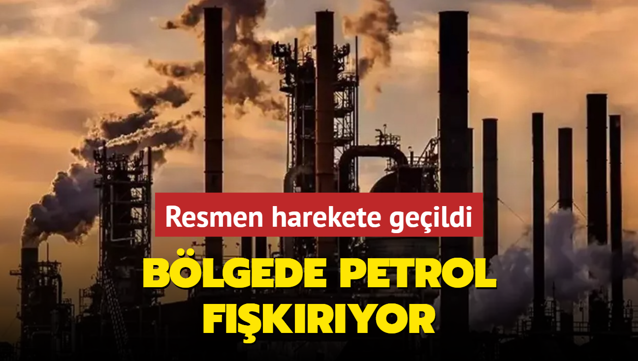 Blgede petrol fkryor: Resmen harekete geildi