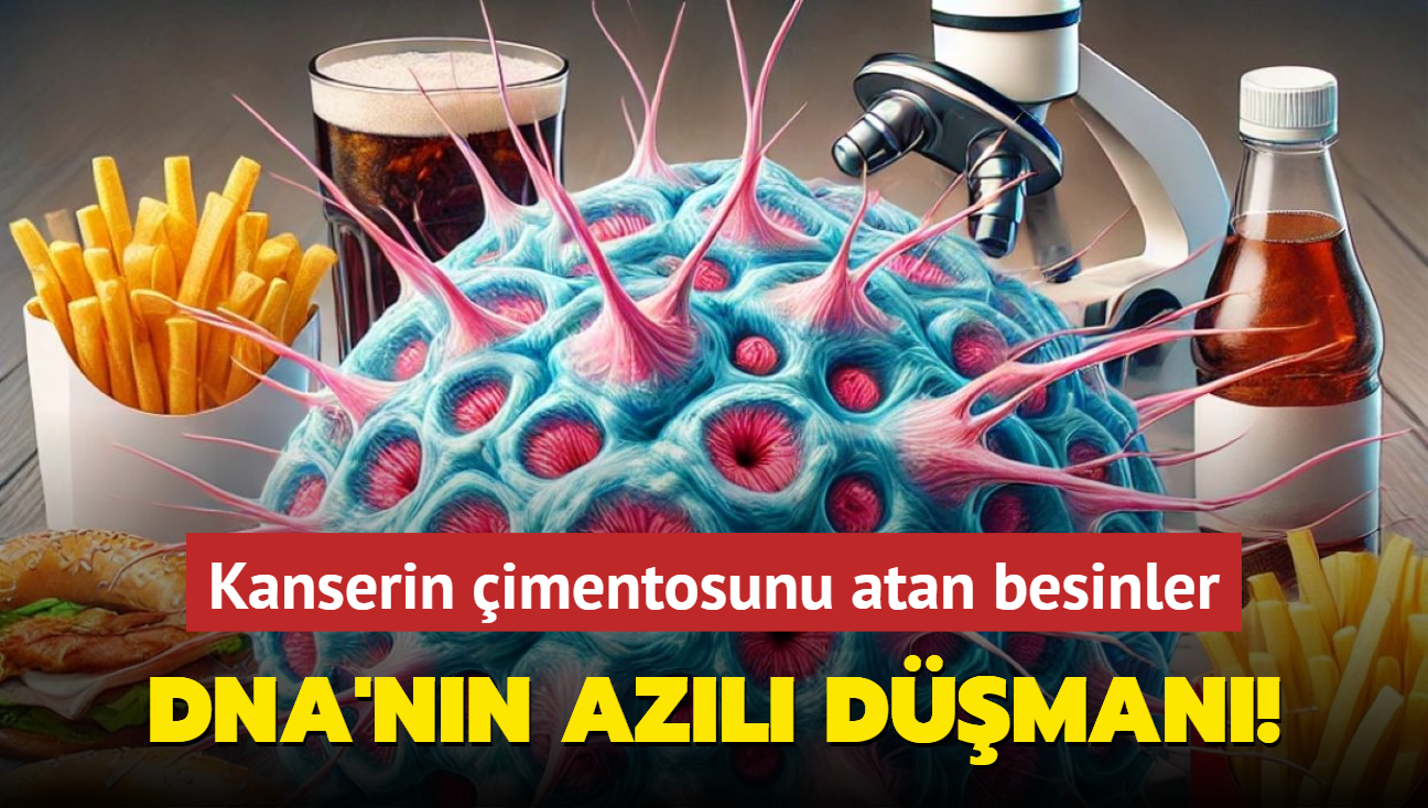 DNA'nn azl dman! Kanserin imentosunu atan besinler: Genetik uzmanlarnn dilinde ty bitti