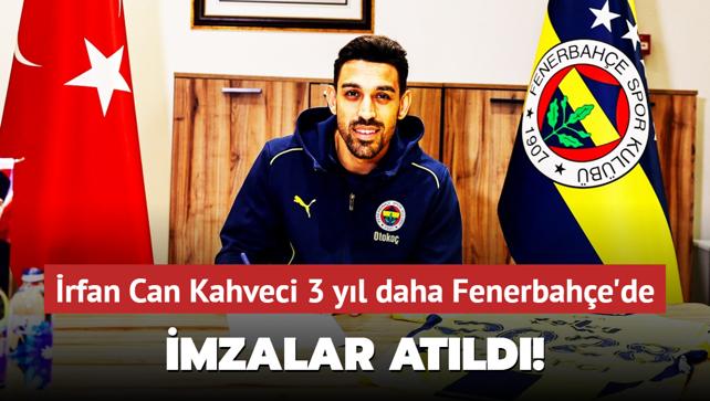 mzalar atld! rfan Can Kahveci 3 yl daha Fenerbahe'de