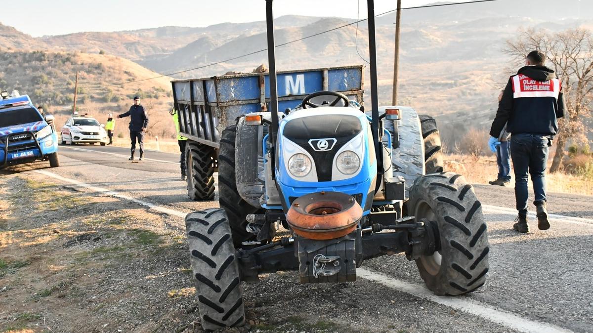 Adyaman'da traktrden den kii yaamn yitirdi