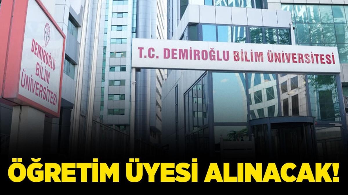 Demirolu Bilim niversitesi 5 retim yesi alacak!