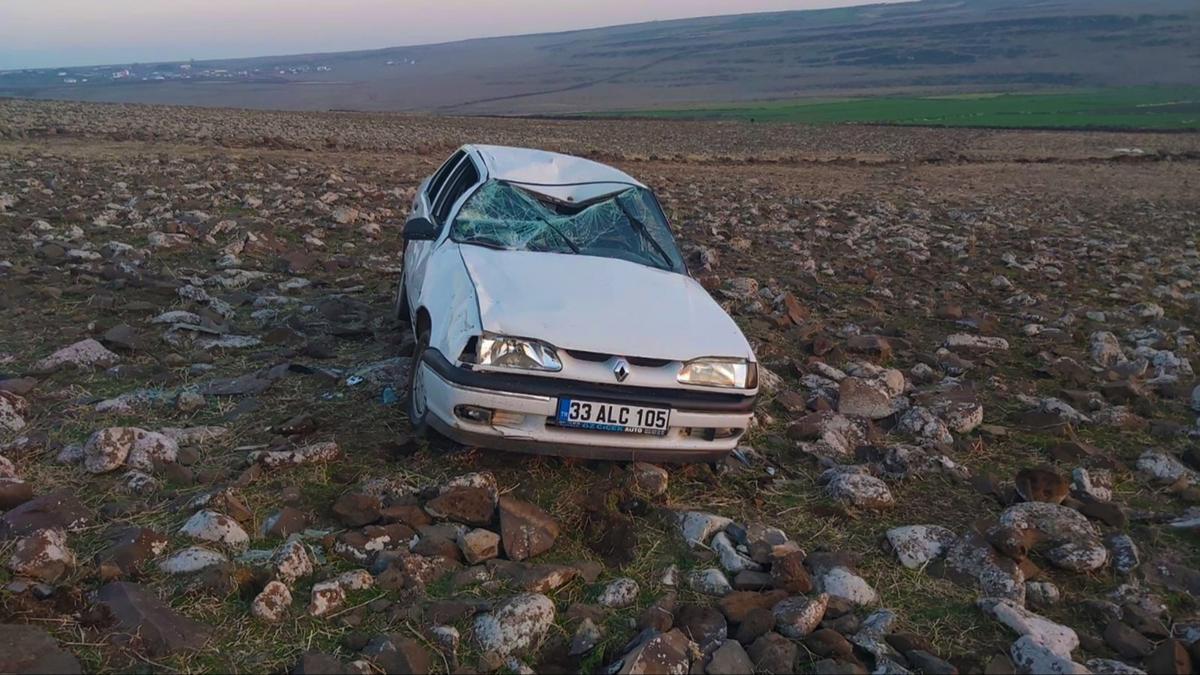 anlurfa'da araba arampole devrildi: 7 yaral