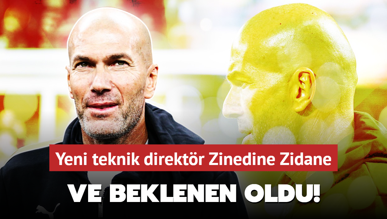 Ve beklenen oldu! Yeni teknik direktr Zinedine Zidane: 2 yllna Geliyorum dedi