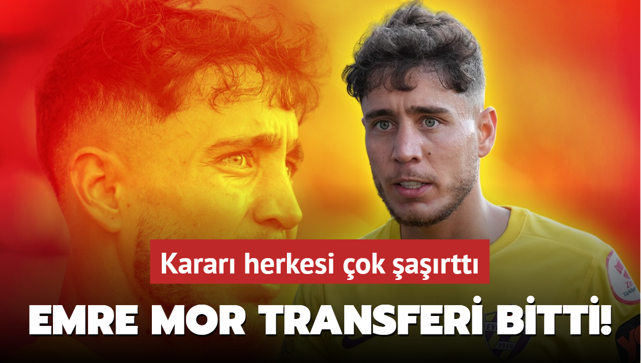 Ve Emre Mor transferi bitti! Karar herkesi ok artt